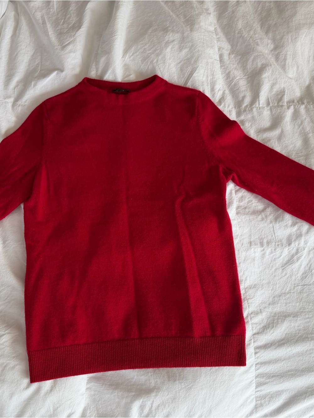 Talbots Bright Red Cashmere Sweater